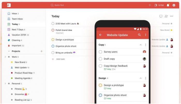 todoist and gtd