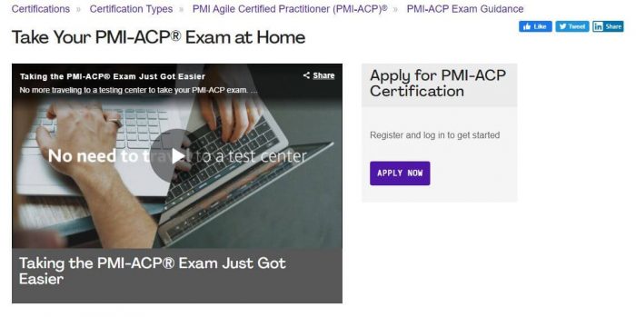 PMI-ACP - Project management certification