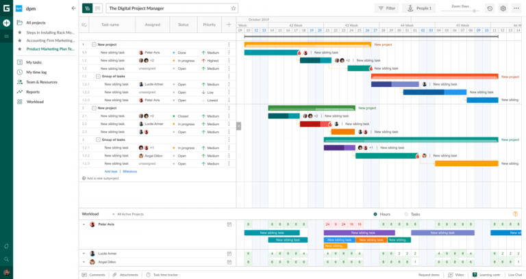 GanttPRO online Gantt chart software - nTask