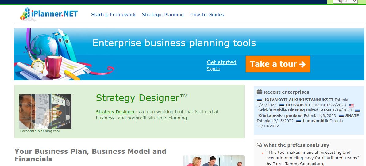 business planning software