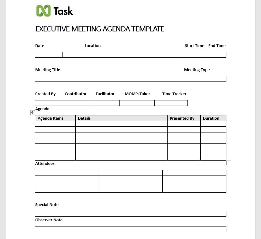 Your Guide to Meeting Agendas with Top Meeting Agenda Templates nTask